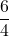 \dfrac{6}{4}